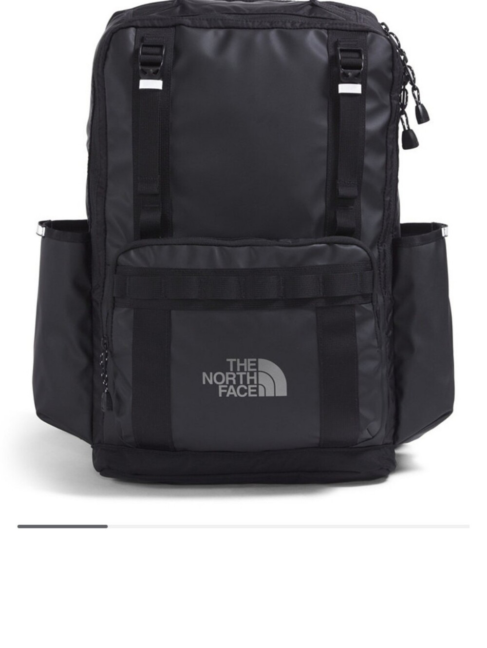 The North Face Yellow and Black Logo Backpack - Picture 7 of 9